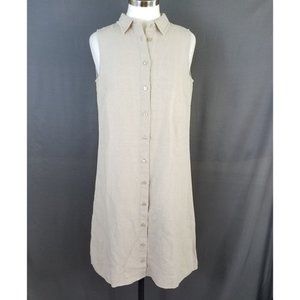 Garnet Hill linen button down dress